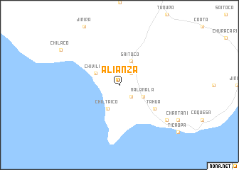map of Alianza