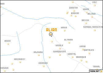 map of Alian