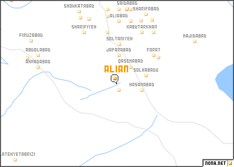 map of ‘Alīān