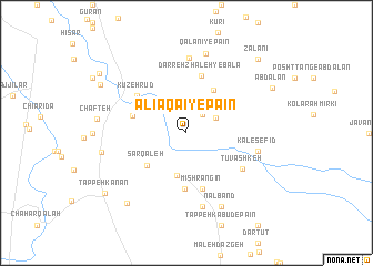 map of ‘Alī Āqā\