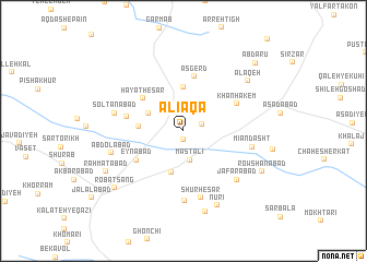 map of ‘Alī Āqā