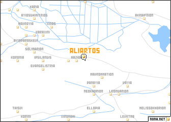 map of Alíartos