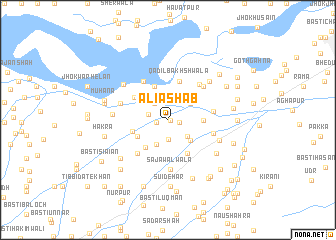 map of Ali Ashāb