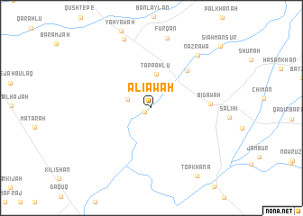 map of ‘Alī Āwah