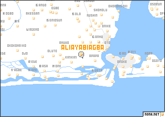 map of Aliayabiagba