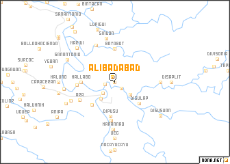 map of Alibadabad