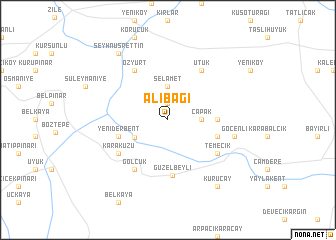 map of Alibağı