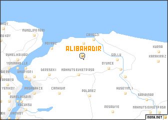 map of Alibahadır