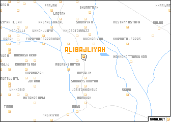 map of ‘Alī Bajlīyah