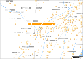 map of Ali Bakhsh Dumra