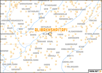 map of Ali Bakhsh Pitāfi