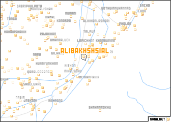 map of Ali Bakhsh Siāl