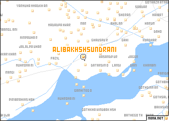 map of Ali Bakhsh Sundrāni
