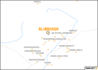 map of ‘Alī Bakhsh