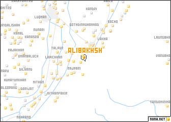 map of Ali Bakhsh