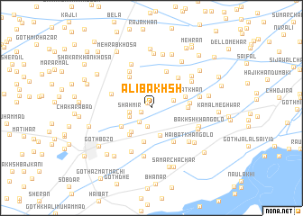 map of Ali Bakhsh