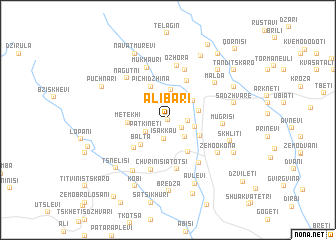 map of Alibari