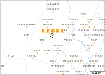 map of Alibaroho