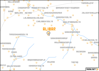 map of ‘Ālī Bar