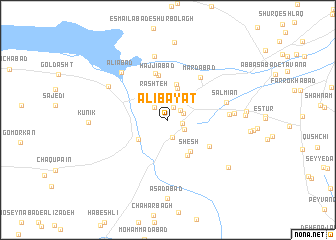 map of ‘Alī Bayāt