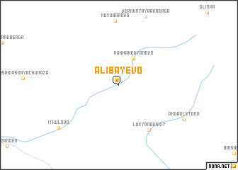 map of Alibayevo