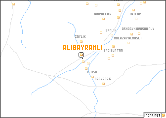 map of Əli Bayramlı