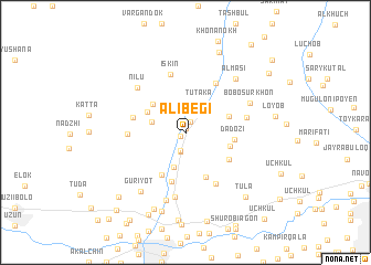 map of Alibegí