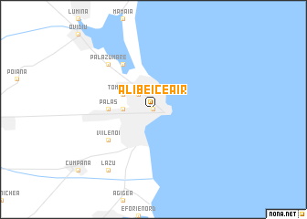 map of Alibei-Ceair