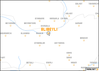 map of Alibeyli