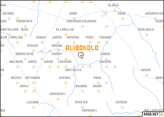 map of Alibokolo