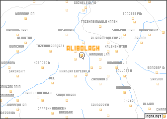 map of ‘Alī Bolāgh