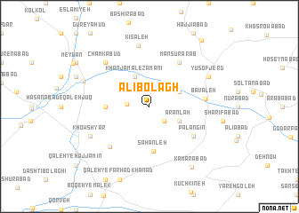 map of ‘Alī Bolāgh