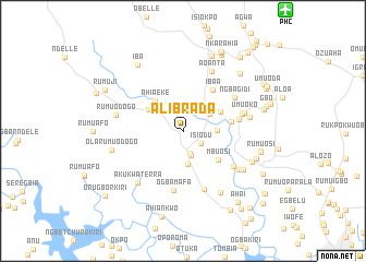 map of Alibrada