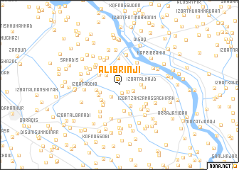 map of Al Ibrinjī