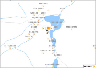 map of Al ‘Ibrī