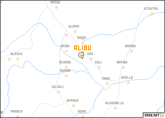 map of Alibu