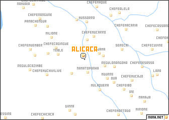 map of Alicaca