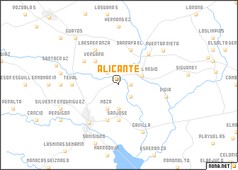 map of Alicante