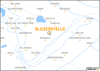 map of Alice Castello