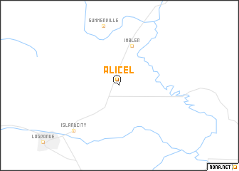 map of Alicel