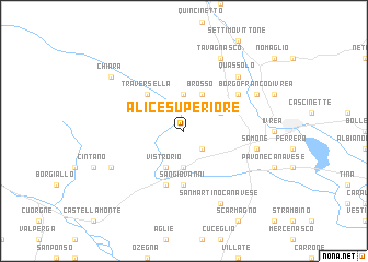 map of Alice Superiore