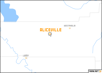 map of Aliceville