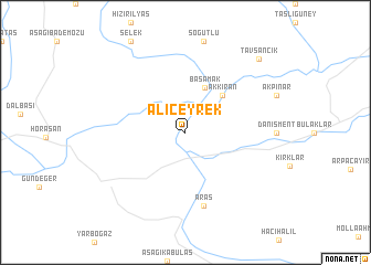 map of Aliçeyrek