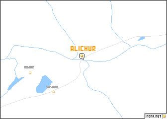 map of Alichur