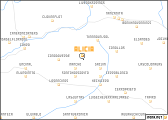 map of Alicia