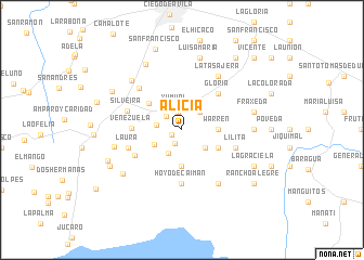 map of Alicia
