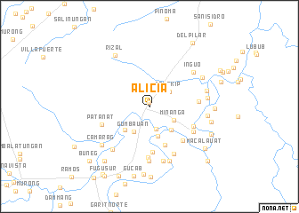 map of Alicia
