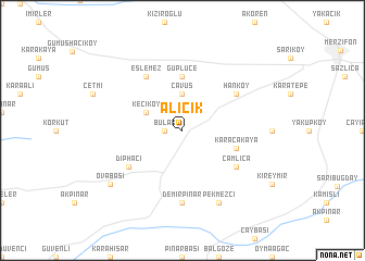map of Alıcık