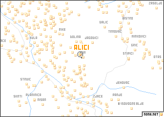 map of Alići