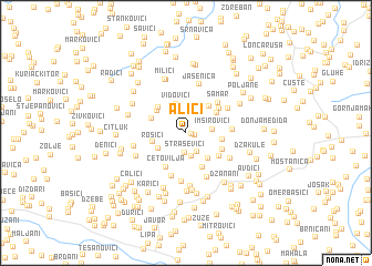 map of Alići